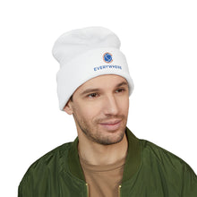 Embroidered Classic Cuffed Beanie — Minimal Logo Knit Hat